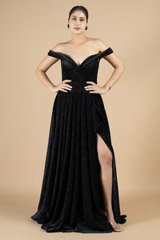 Black Flared Gown3992 video